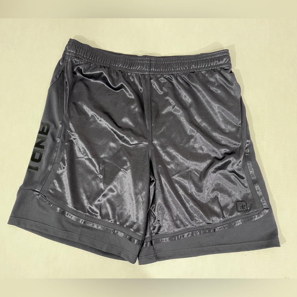 AND1 Men’s Gray Athletic Shorts